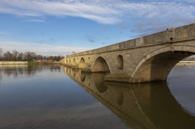 meric bridge and selimiye mosque, Edirne, Turkey