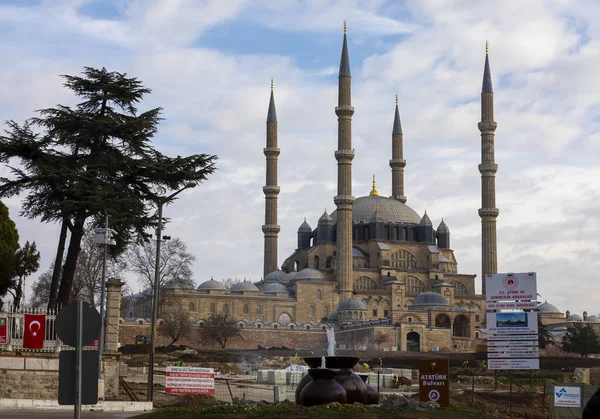 Pohled Mešitu Selimiye Tureckém Edirne City Edirne Byl Hlavním Městem — Stock fotografie