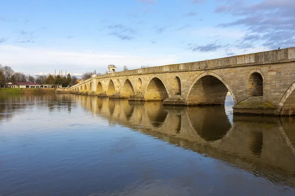 meric bridge and selimiye mosque, Edirne, Turkey