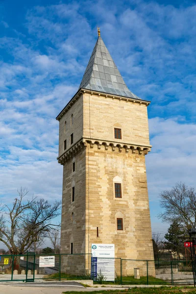 Edirne Turkey December 2021 Tower Justice Sarayici Arena Edirne City — Foto Stock