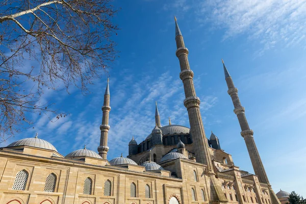 Pohled Mešitu Selimiye Tureckém Edirne City Edirne Byl Hlavním Městem — Stock fotografie