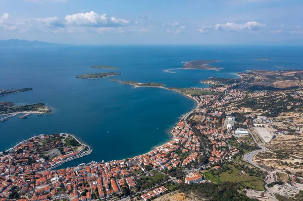 Foca Ist Eine Stadt Und Ein Bezirk Der Türkischen Provinz — Stockfoto