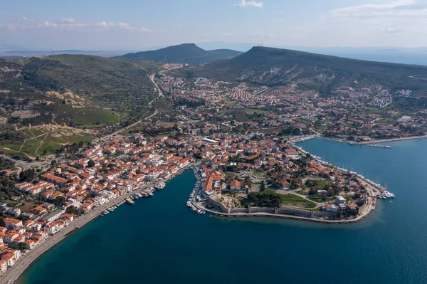 Foca Ist Eine Stadt Und Ein Bezirk Der Türkischen Provinz — Stockfoto