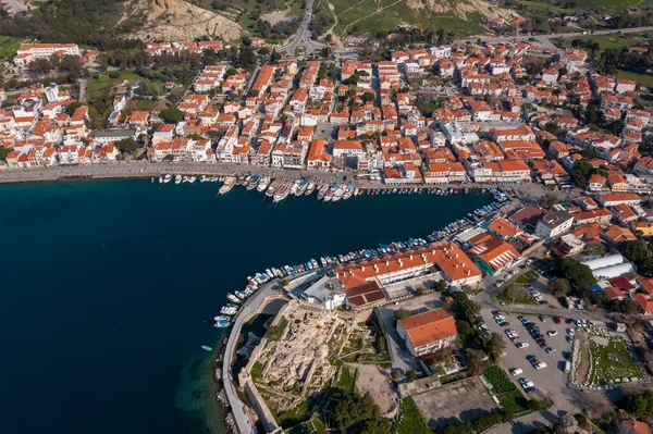 Foca Stad Och Ett Distrikt Turkiets Izmir Provins Vid Egeiska — Stockfoto