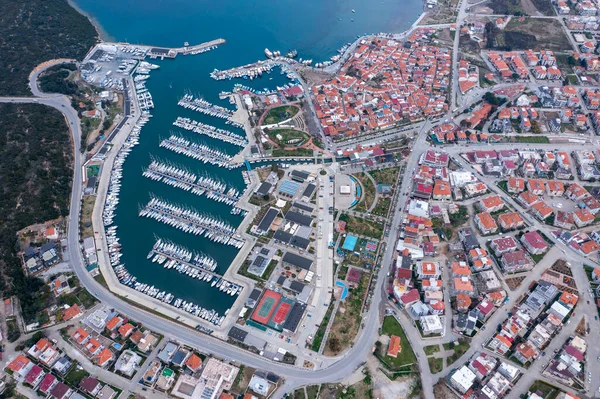 시키아 항구와 시크는 터키에서 관광객들의 관심을 — 스톡 사진
