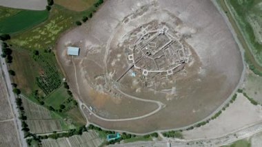 Urart castle ruins Altintepe Erzincan Turkey