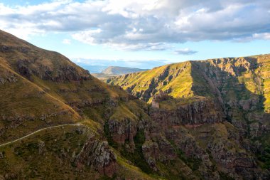 Devil Castle (Seytan Kalesi), also known as Cildiran Castle and Kal-I Devil, escape, demon fortress is also passed, Ardahan nearby Kars, Turkey