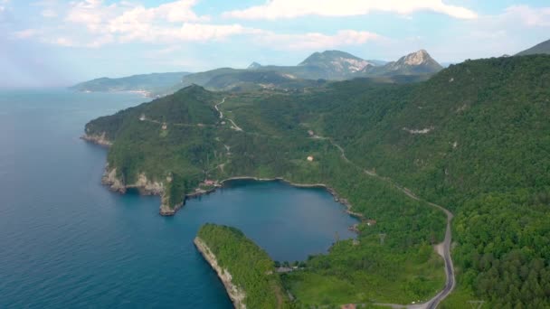 Hermoso Paisaje Bahía Gideros Cide Kastamonu Turquía — Vídeos de Stock