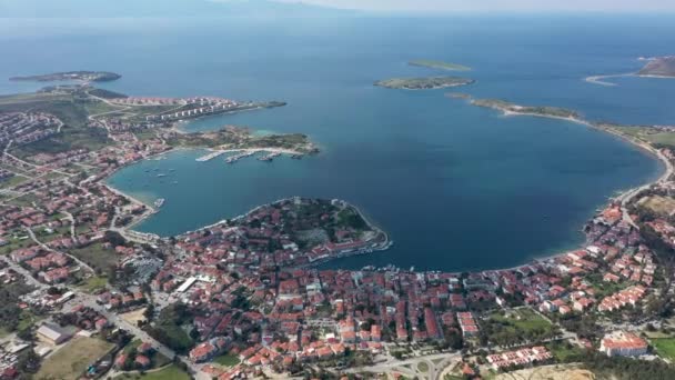 Foca Una Ciudad Distrito Provincia Turca Izmir Costa Del Egeo — Vídeos de Stock