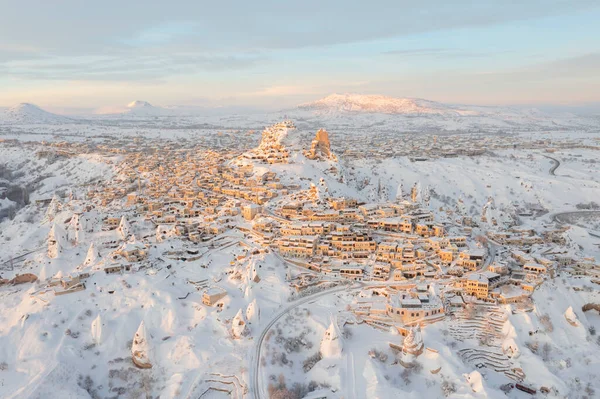 Nevsehir Turkey January 2022 Uchisar Castle Cappadocia Region Turkey — Stockfoto