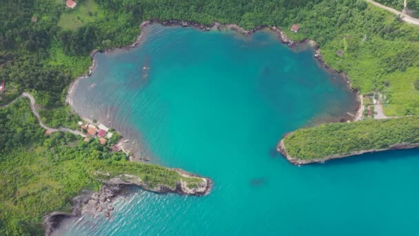 Hermoso Paisaje Bahía Gideros Cide Kastamonu Turquía — Vídeos de Stock