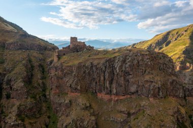 Devil Castle (Seytan Kalesi), also known as Cildiran Castle and Kal-I Devil, escape, demon fortress is also passed, Ardahan nearby Kars, Turkey