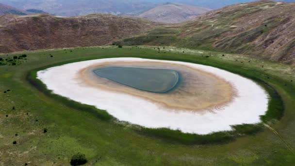 Erzincan Province Ilic District Boyalik Village Palat Polat Crater Lake — Videoclip de stoc