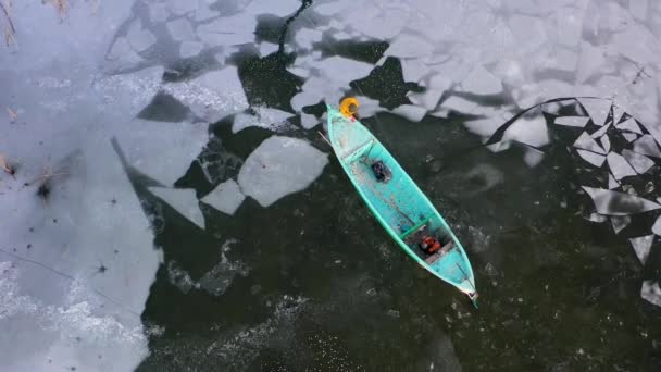 Beysehir Lake Its Frozen State Konya Turkey — Vídeo de stock