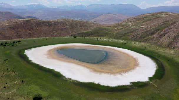 Erzincan Province Ilic District Boyalik Village Palat Polat Crater Lake — Video Stock