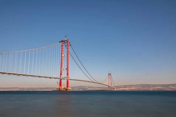 new bridge connecting two continents 1915 canakkale bridge (dardanelles bridge), Canakkale, Turkey