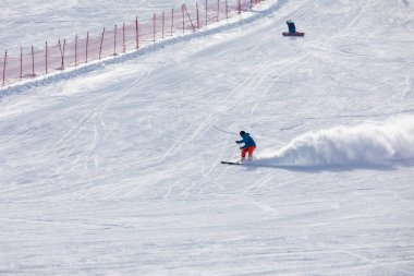 Erzincan, Türkiye, 29 Ocak 2022: Erdoğan Kayak Resort View, 
