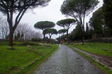 Appia Yolu 'nun Parçası, Via Appia Antica, Roma