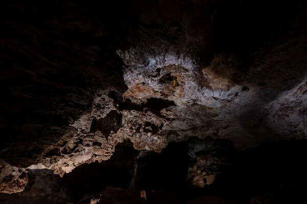 Boxwork formation inside Wind Cave National Park in the Black Hills of South Dakiota