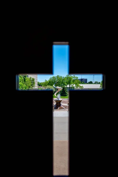 Omaha Nebraska 2022 Johns Parochie Katholieke Kerk Campus Van Creighton — Stockfoto