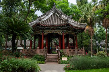 Chengdu, Sichuan Eyaleti, Çin - 18 Eylül 2022 Çin Kültür Parkı, Chengdu şehir merkezi: