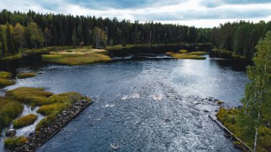 River Stones Ormanı Karelia Cumhuriyeti