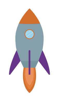 Roket bir jet motoruyla uzaya uçuyor..