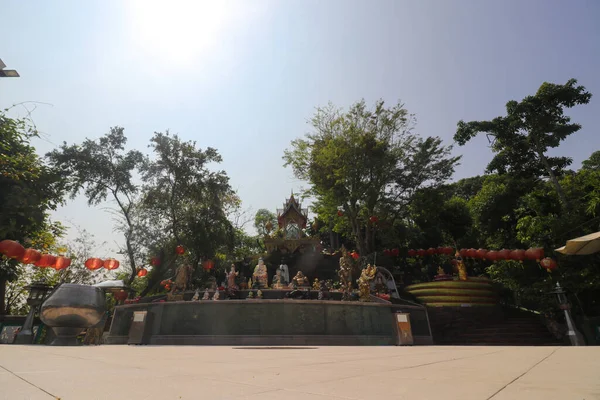 Sukabumi Java Ocidental Indonésia Junho 2021 Bela Vista Altar Tailândia — Fotografia de Stock