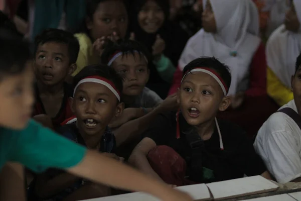 Sumedang West Java Indonezja Grudnia 2019 Grupa Uczniów Szkoły Podstawowej — Zdjęcie stockowe