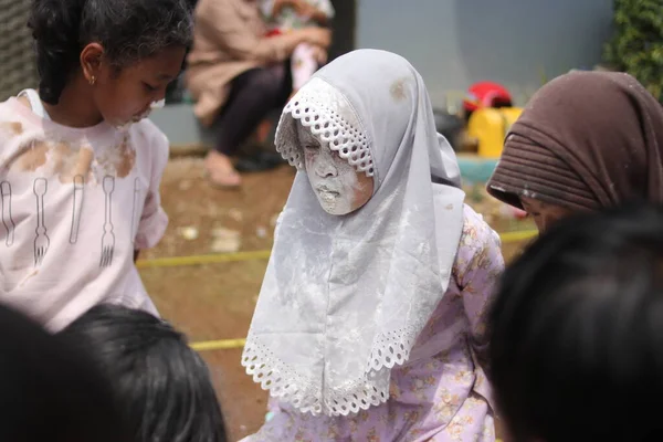 Sukabumi West Java Indonesië Augustus 2021 Het Gezicht Van Een — Stockfoto