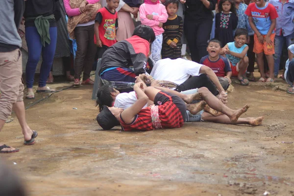 Sukabumi West Java Indonesië Augustus 2021 Een Groep Indonesiërs Gebonden — Stockfoto