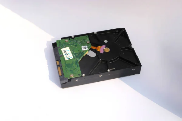 Sukabumi Indonesia June 2021 Internal Hard Disk Green Terabyte Capacity — Stock Photo, Image