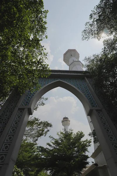 Bandung West Java Indonesia September 2019 Gate Bandung Raya Mosque — Stock Photo, Image