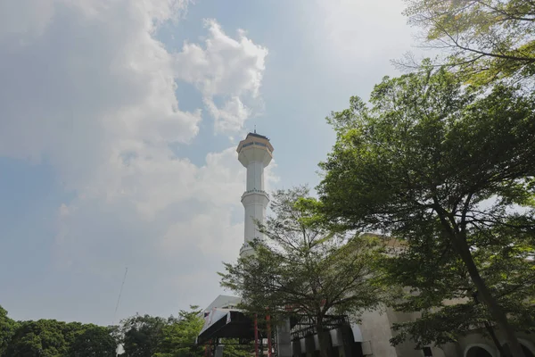 Bandung West Java Indonesia September 2019 Tower Great Mosque Bandung — Stock Photo, Image