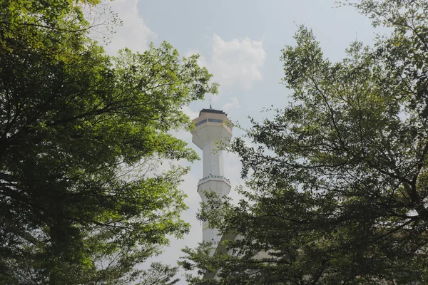 Bandung West Java Indonesia September 2019 Tower Great Mosque Bandung — Stock Photo, Image