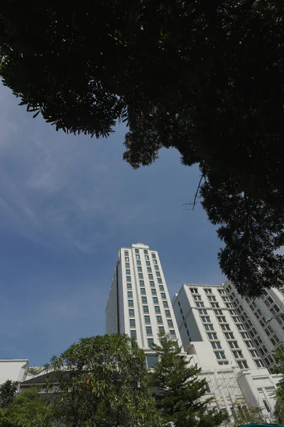 Bandung West Java Indonesia October 2019 High Building Low Angle — Stock Photo, Image