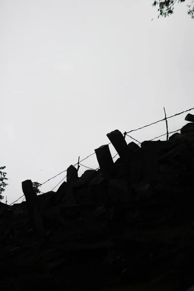 Mount Padang Megalithic Site Has Been Called Largest Megalithic Site — Fotografia de Stock