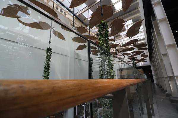 Centro Comercial Moderno Bandung City Indonésia Com Conceito Edifício Verde — Fotografia de Stock