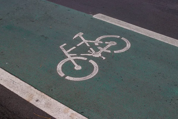아스팔트 자전거 — 스톡 사진
