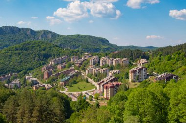 View of the sunny Majdanpek. A wonderful spring day.