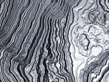 3D oluşturulmuş soyut metalik arkaplan