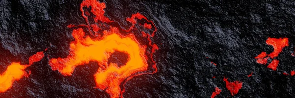 Базальтовая Лава Абстрактный Вулканический Фон — стоковое фото