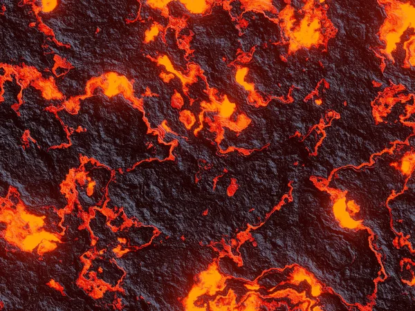 Lava Basáltica Fundo Vulcânico Abstrato — Fotografia de Stock