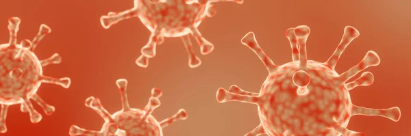 Representación Pandemia Microscópica Covid Mutación Viral —  Fotos de Stock