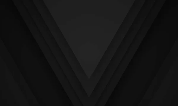 Vykreslené Abstraktní Černé Geometrické Pozadí — Stock fotografie