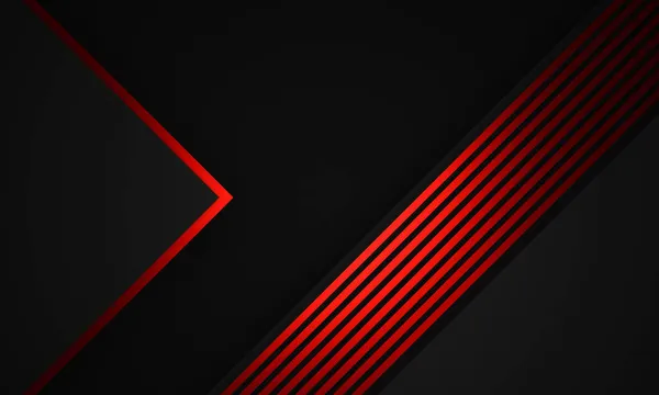 Rendered Abstract Red Stripped Black Background — Stock Photo, Image