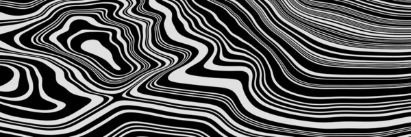 Abstrakcyjny Kontur Topograficzny Teren Czarno Biały — Zdjęcie stockowe