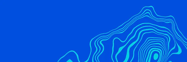 Linhas Topográficas Azuis Montanha Abstrata Ilustração — Fotografia de Stock