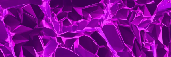 Rendering Abstract Purple Amethyst Crystal Background — Foto Stock