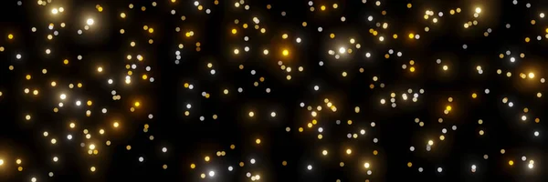 Soyut bokeh parçacık ışıkları arkaplanı.